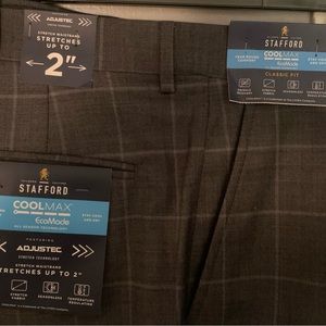 Brand New Stafford Cool Flex Dress Pants.